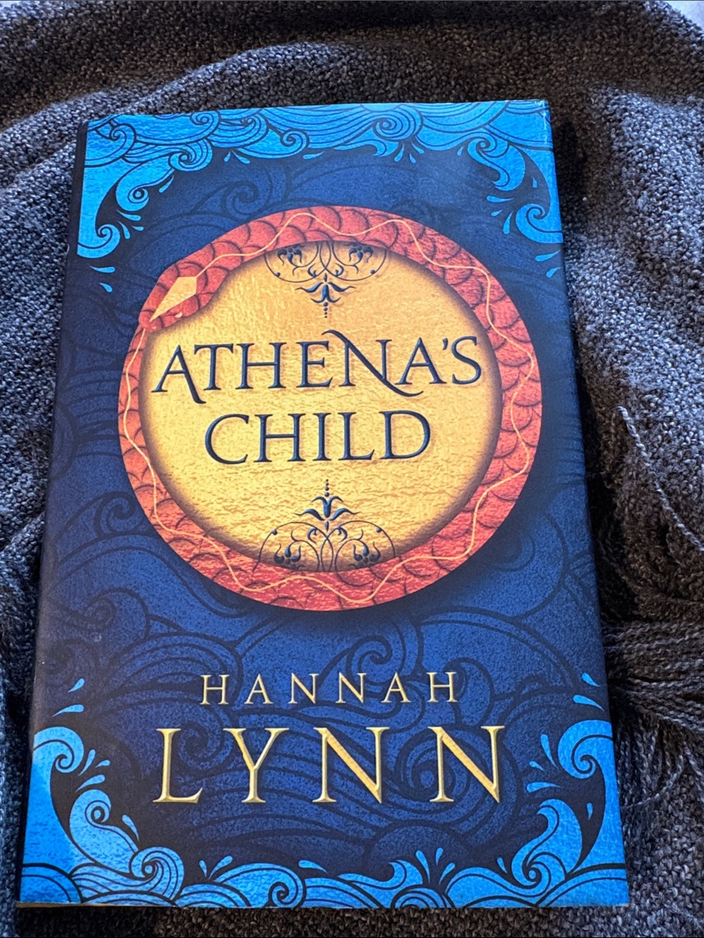Athena's Child by Hannah Lynn - Blue & Gold Hardcover